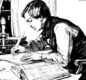 Engels at his study