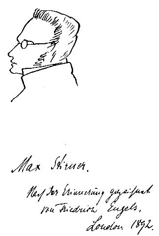 sketch of max stirner by engels 1892