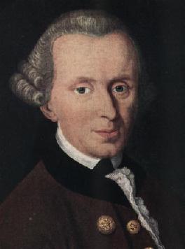 thin, mean-looking portrait of kant