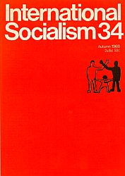 Cover of International Socialism (1st series), No.34