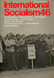 Cover International Socialism (1st series), No.46