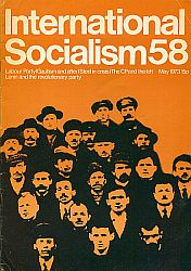 Cover International Socialism (1st series), No.58