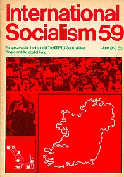 Cover International Socialism (1st series), No.59