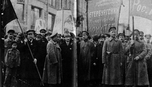 Petrograd Parade welcoming Comintern delegates in 1920