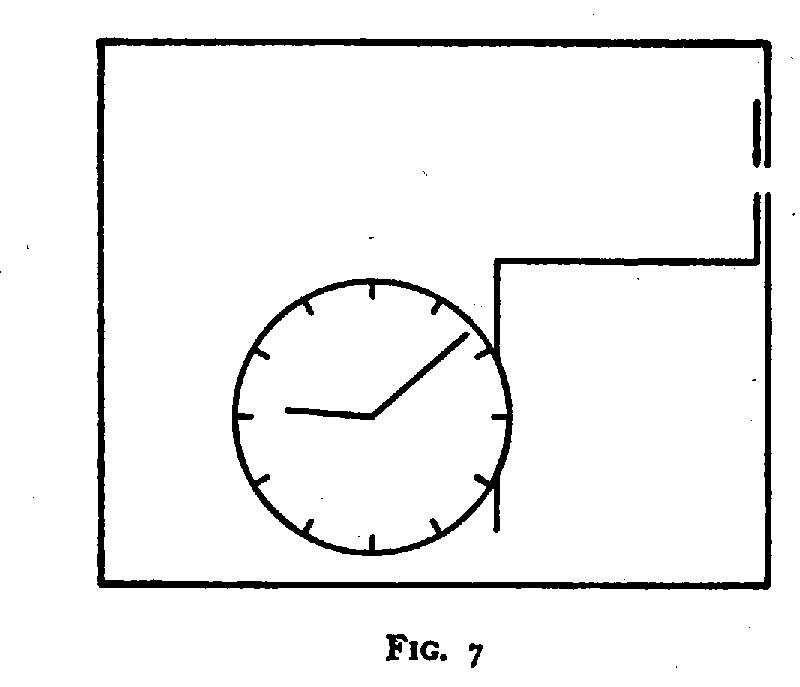 schematic of clock connected to shutter