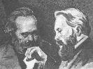 Karl Marx in Friedrich Engels