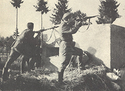 partisans firing